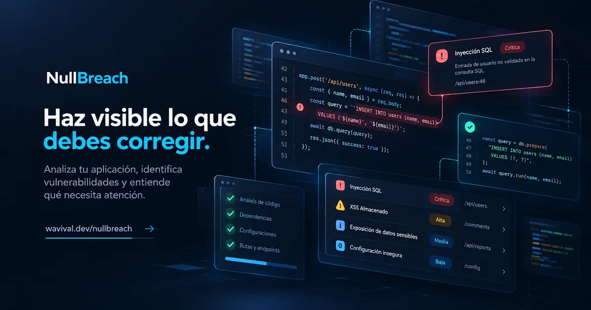 NullBreach: análisis de código con IA basado en OWASP y chat de seguridad